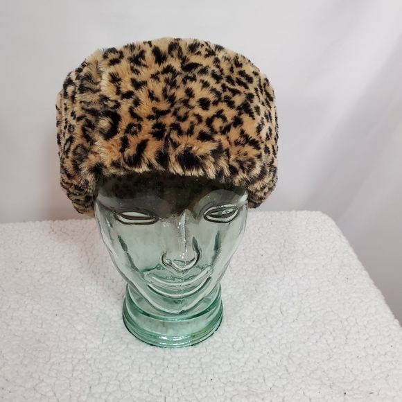 Preston York Leopard Faux Fur Vintage 
